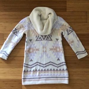 Aztec sweater dress